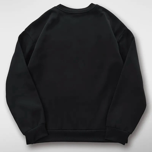 Black White Lace Bow Sweatshirt - Picture 2 of 4